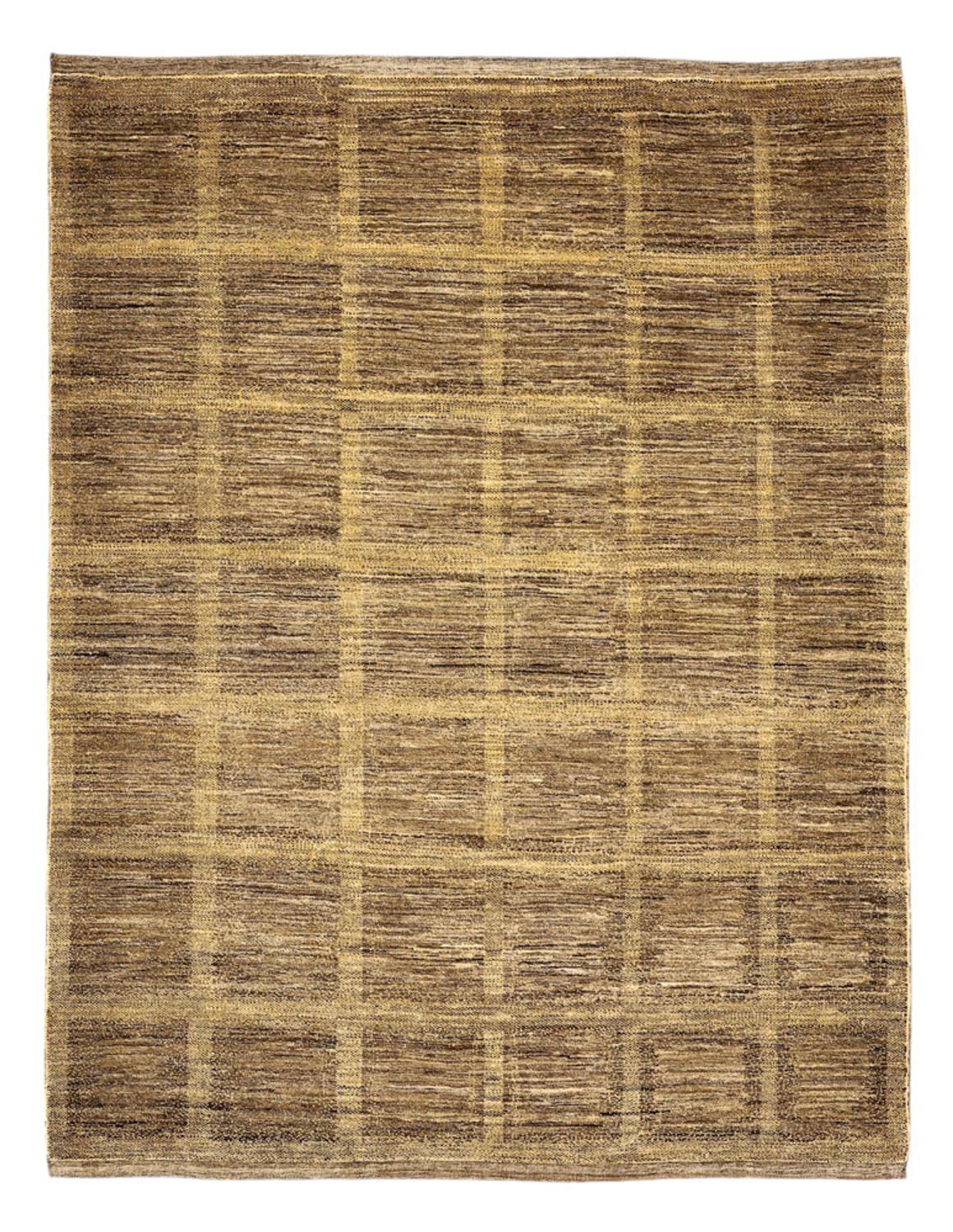 Alfombra Gabbeh - Loribaft Persa - 242 x 194 cm - beige oscuro