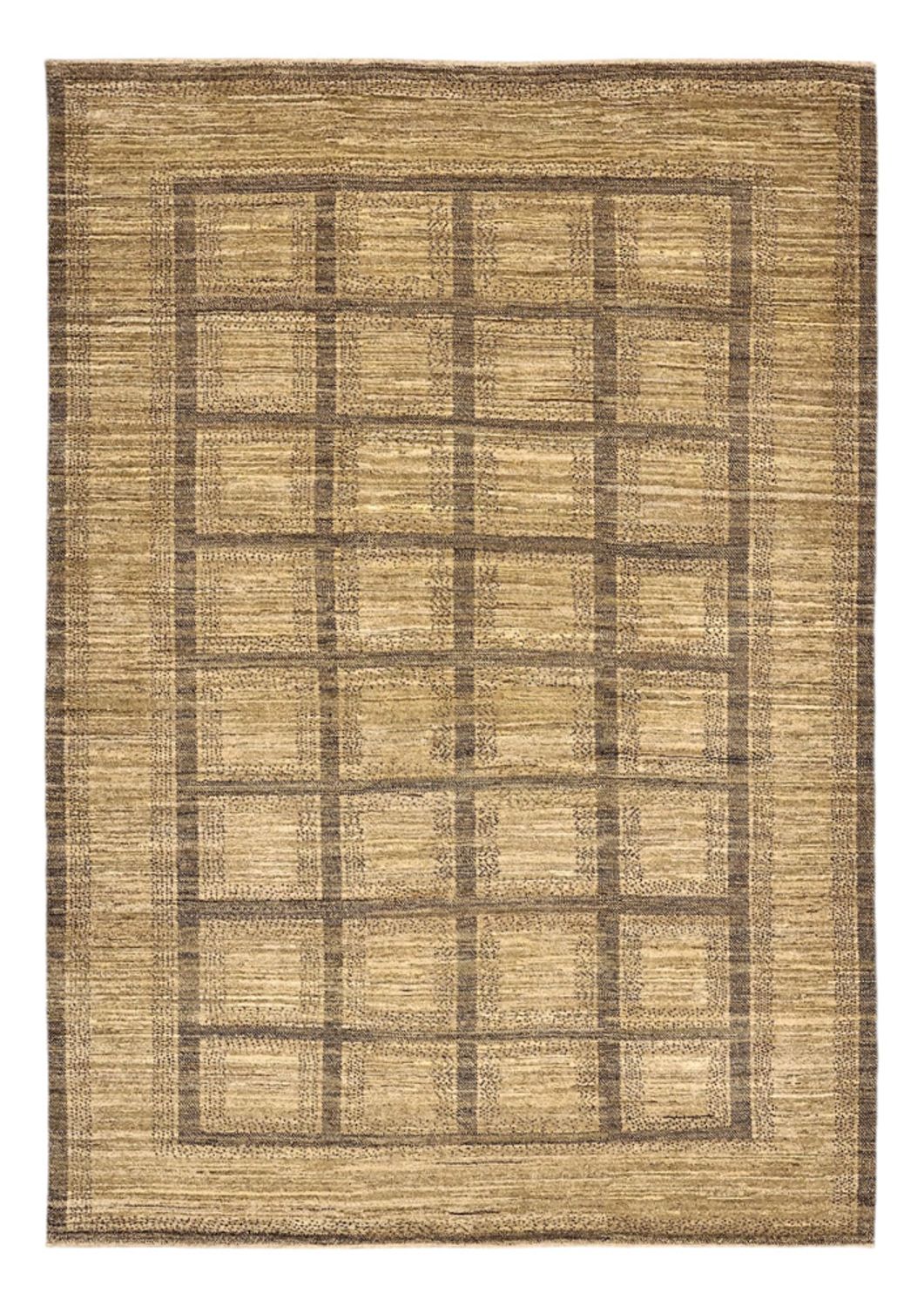 Alfombra Gabbeh - Loribaft Persa - 283 x 204 cm - beige oscuro