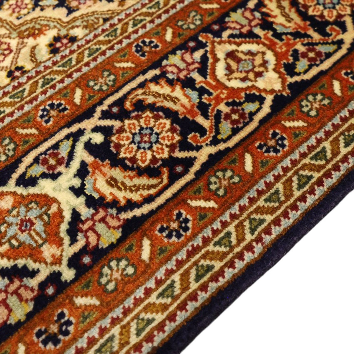 Alfombra Persa - Tabriz - Real - Real - 153 x 101 cm - beige oscuro