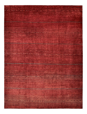 Alfombra Gabbeh - Loribaft Persa - 326 x 248 cm - rojo