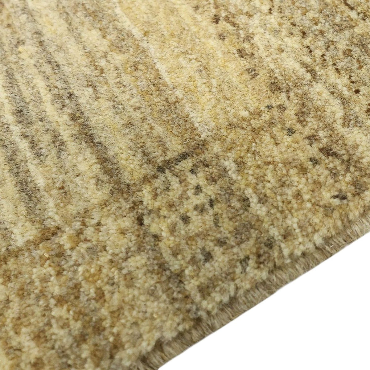 Alfombra Gabbeh - Loribaft Persa - 238 x 175 cm - beige oscuro