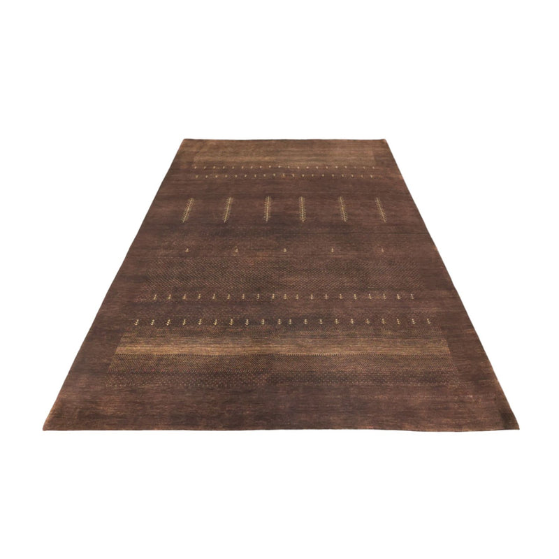Alfombra Gabbeh - Loribaft Indus - 247 x 173 cm - rojo oscuro