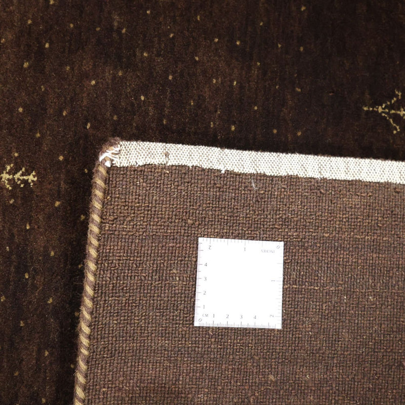 Alfombra Gabbeh - Loribaft Indus - 247 x 173 cm - rojo oscuro