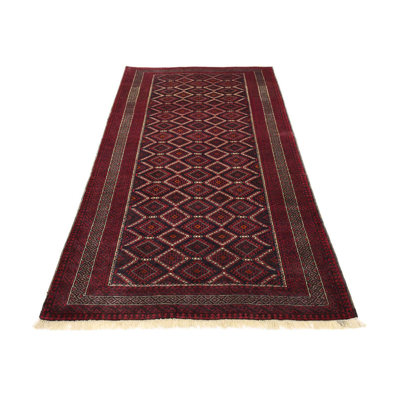 Alfombra de pasillo Alfombra Belutsch - 190 x 103 cm - rojo oscuro
