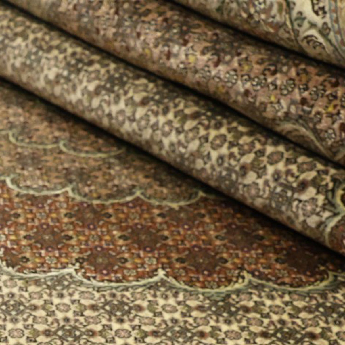 Alfombra Persa - Tabriz - Real - Real - 348 x 248 cm - beige claro