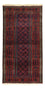 Alfombra de pasillo Alfombra Belutsch - 188 x 99 cm - rojo oscuro