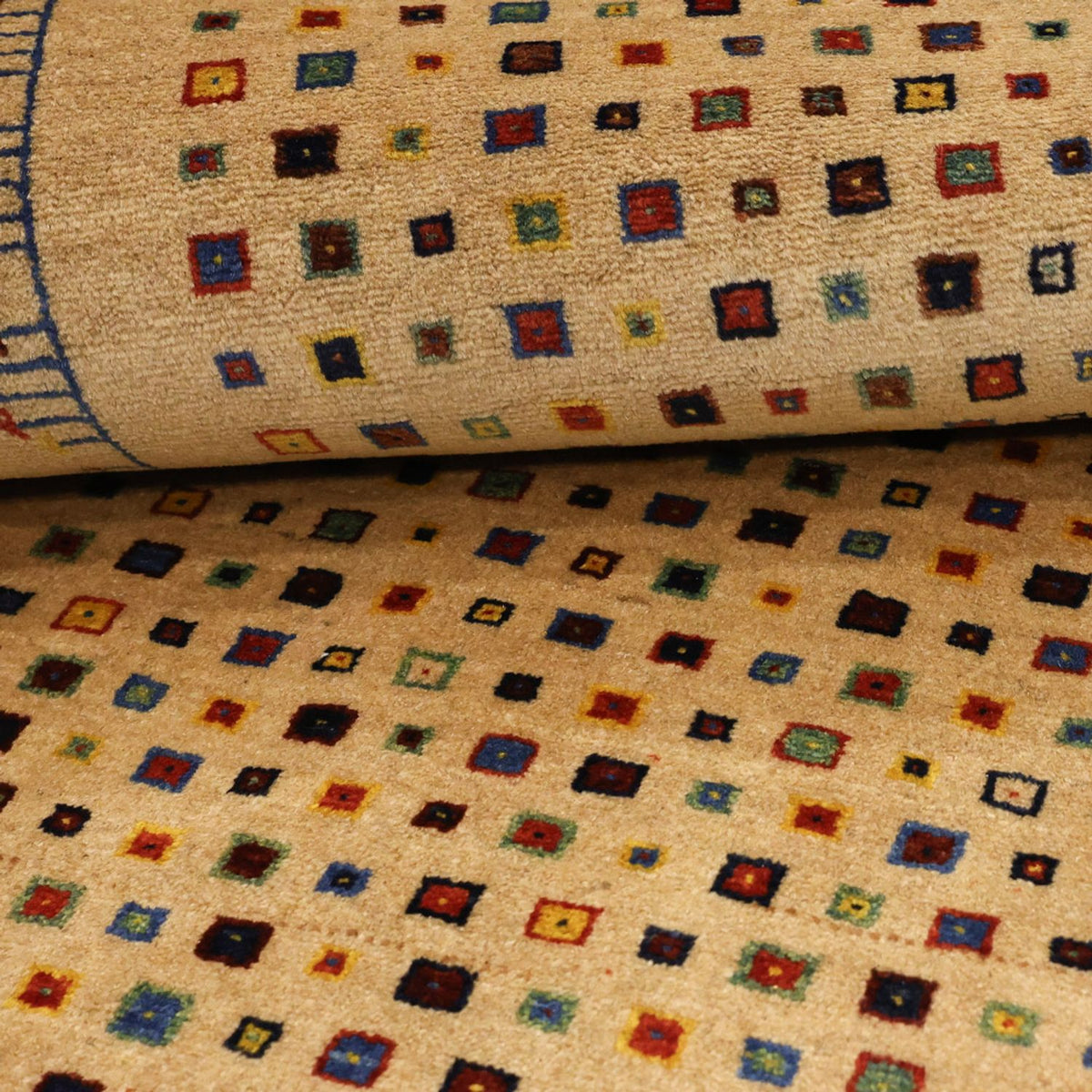 Alfombra Gabbeh - Loribaft Persa - 164 x 79 cm - oro