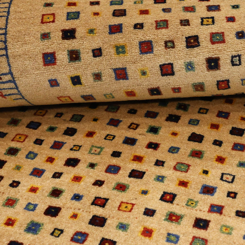 Alfombra Gabbeh - Loribaft Persa - 164 x 79 cm - oro