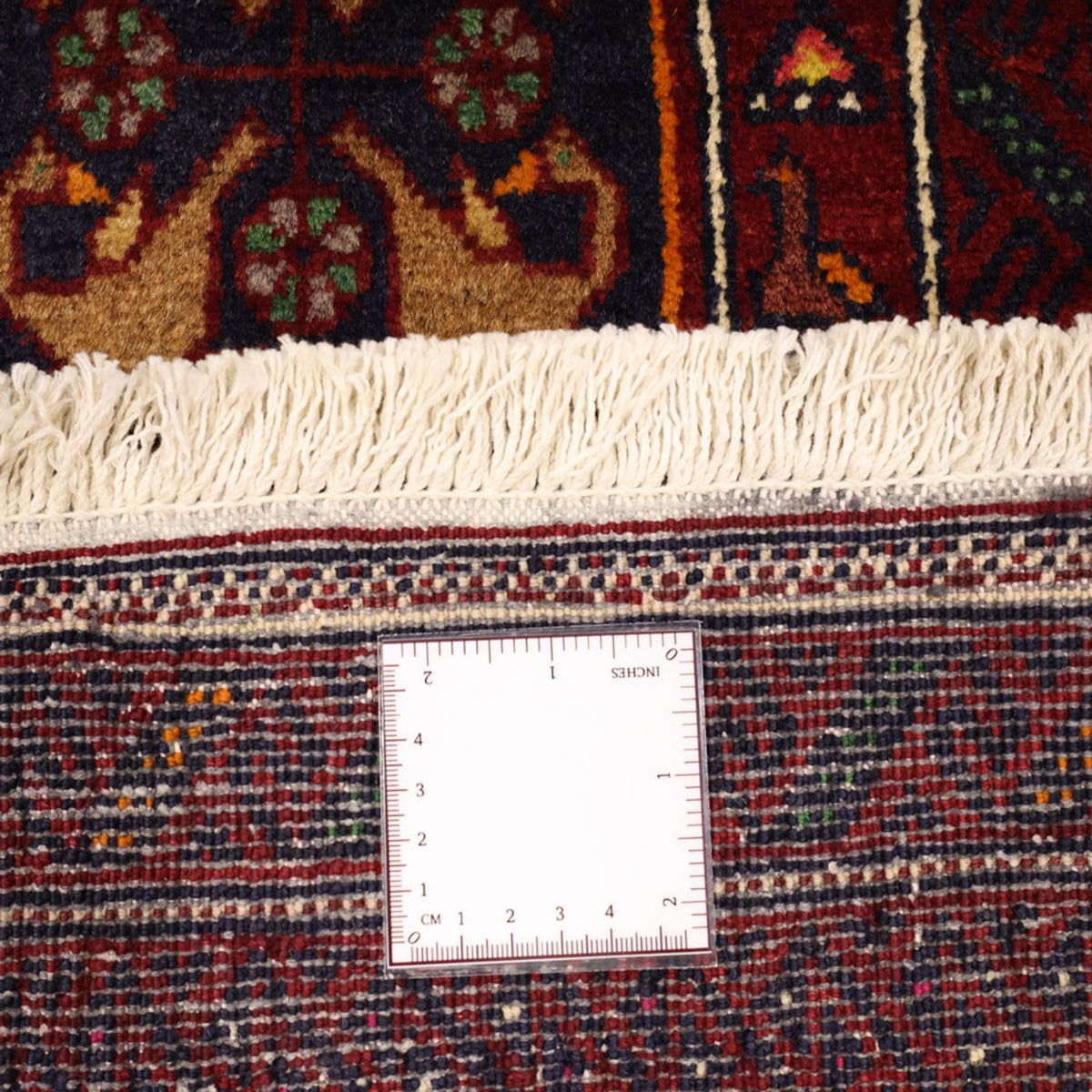 Alfombra Belutsch - 210 x 115 cm - rojo oscuro