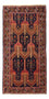 Alfombra de pasillo Alfombra Belutsch - 251 x 128 cm - rojo oscuro