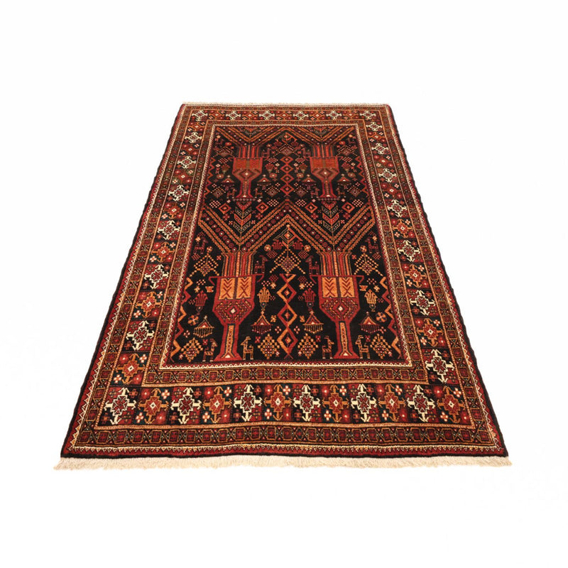 Alfombra Belutsch - 219 x 119 cm - rojo oscuro