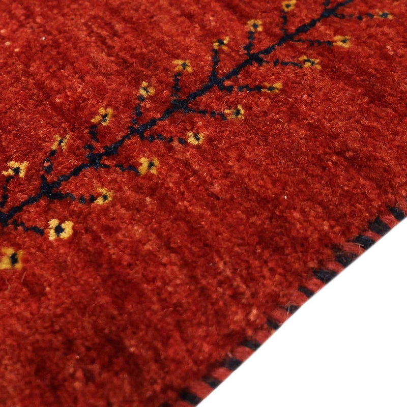 Alfombra Gabbeh - Persa Kashkuli - Real - 180 x 124 cm - rojo