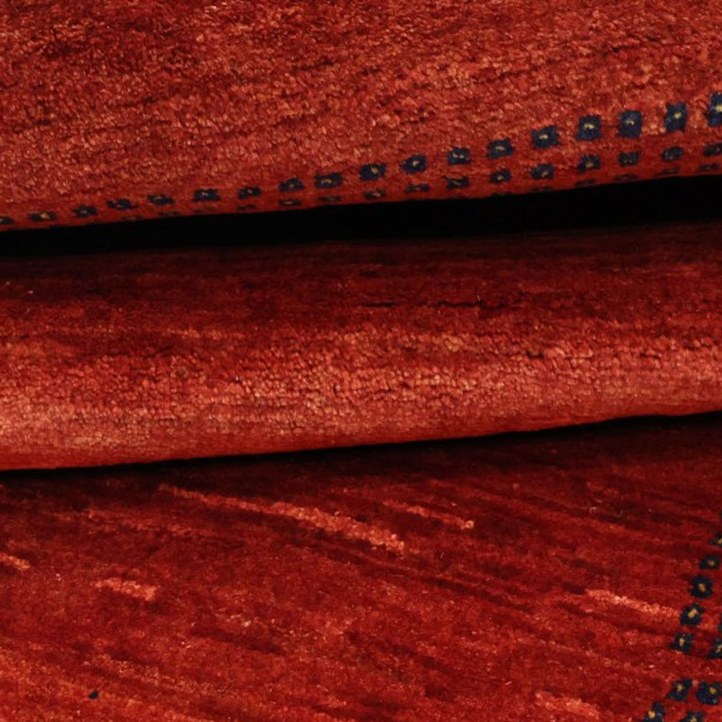 Alfombra Gabbeh - Persa Kashkuli - Real - 180 x 124 cm - rojo