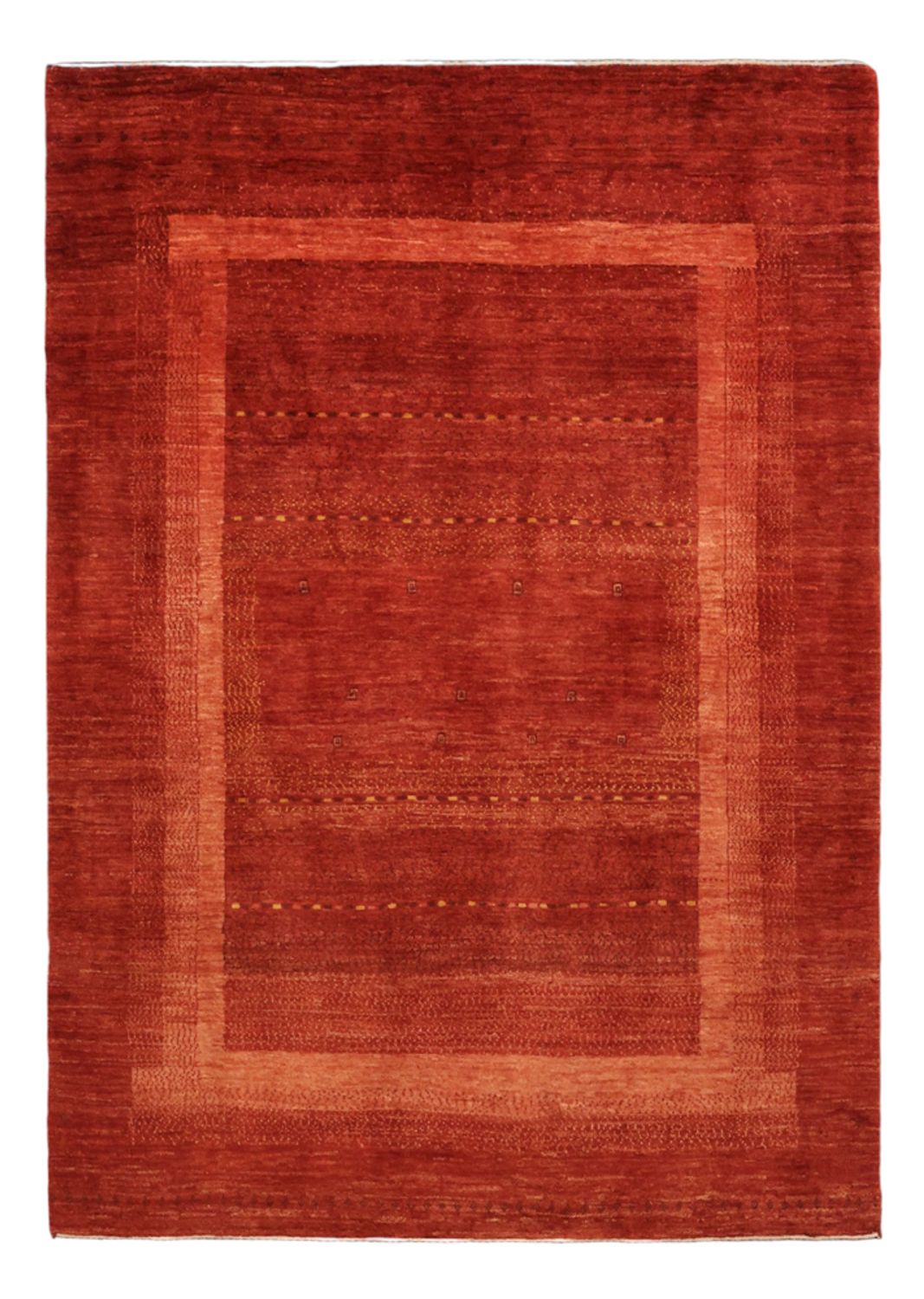 Alfombra Gabbeh - Persa Kashkuli - Real - 182 x 128 cm - rojo