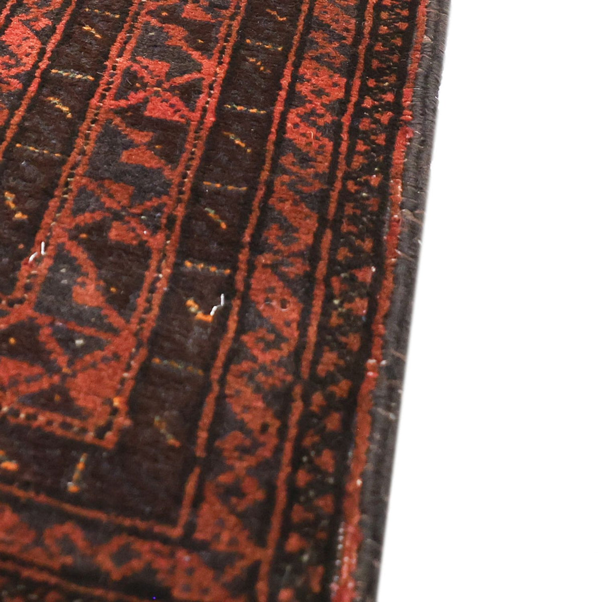 Alfombra de pasillo Alfombra Belutsch - 194 x 97 cm - rojo oscuro