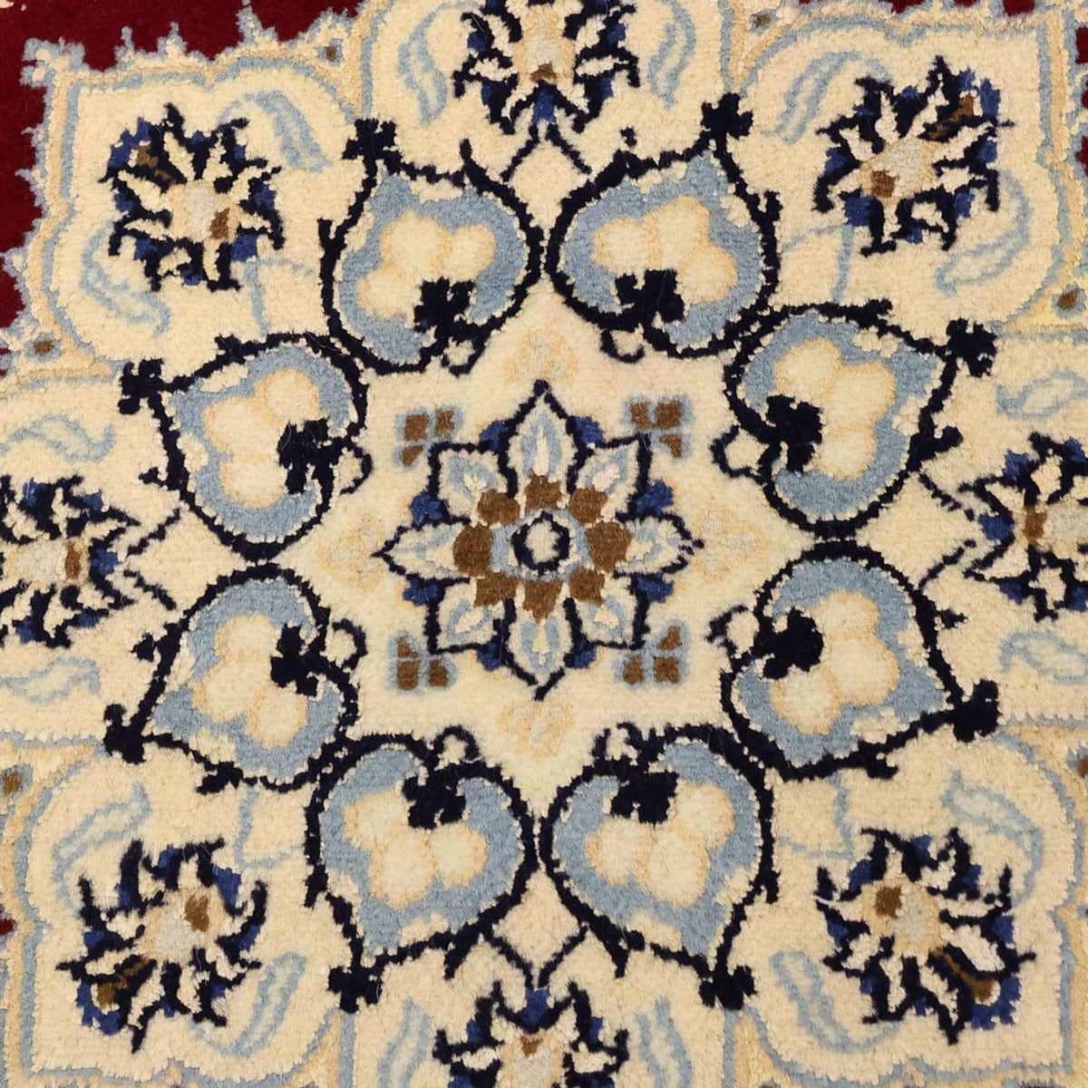 Alfombra Persa - Nain - Real - 158 x 89 cm - rojo