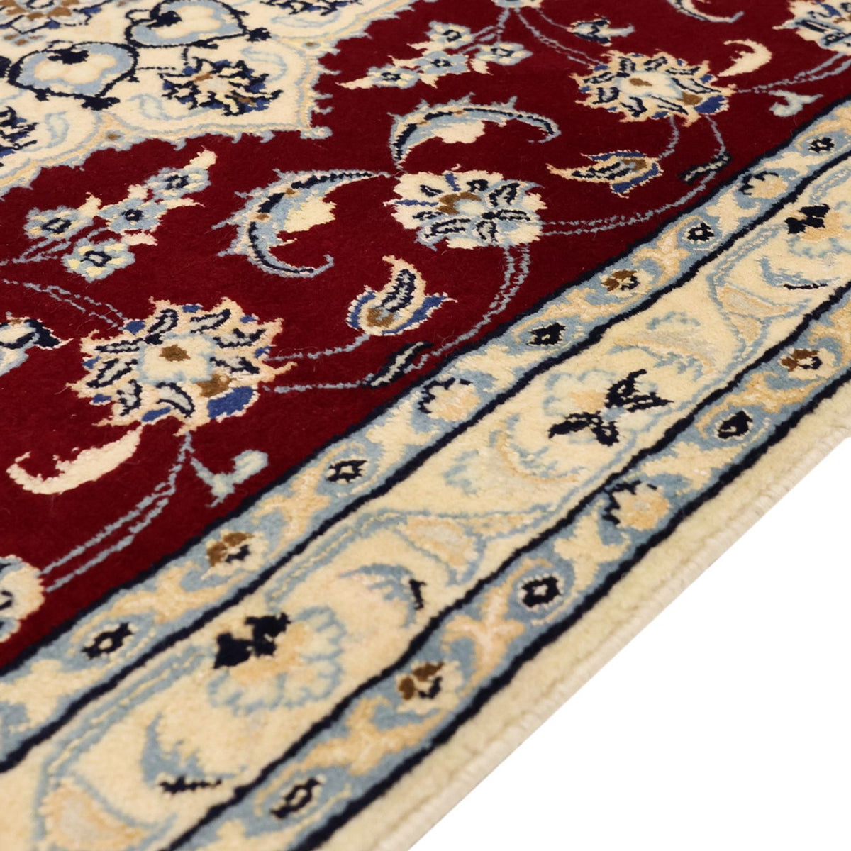 Alfombra Persa - Nain - Real - 158 x 89 cm - rojo