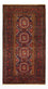 Alfombra de pasillo Alfombra Belutsch - 188 x 101 cm - rojo oscuro