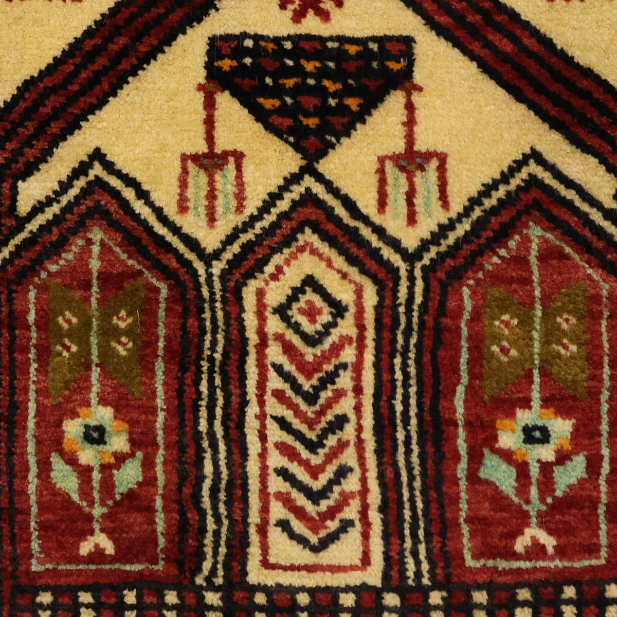 Alfombra de pasillo Alfombra Belutsch - 196 x 103 cm - beige