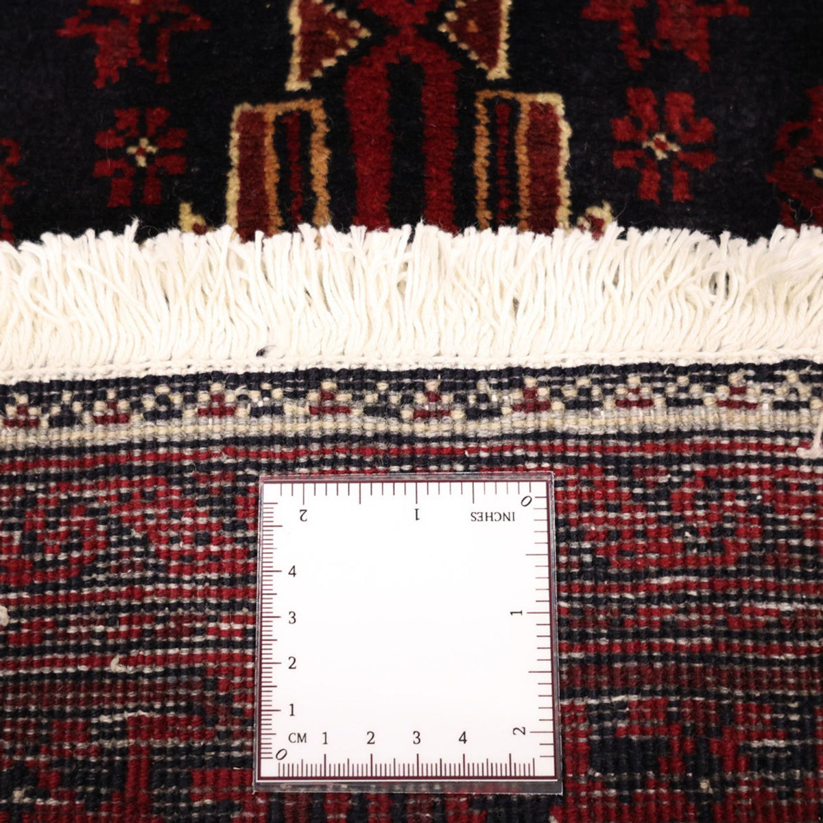 Alfombra de pasillo Alfombra Belutsch - 199 x 100 cm - rojo oscuro
