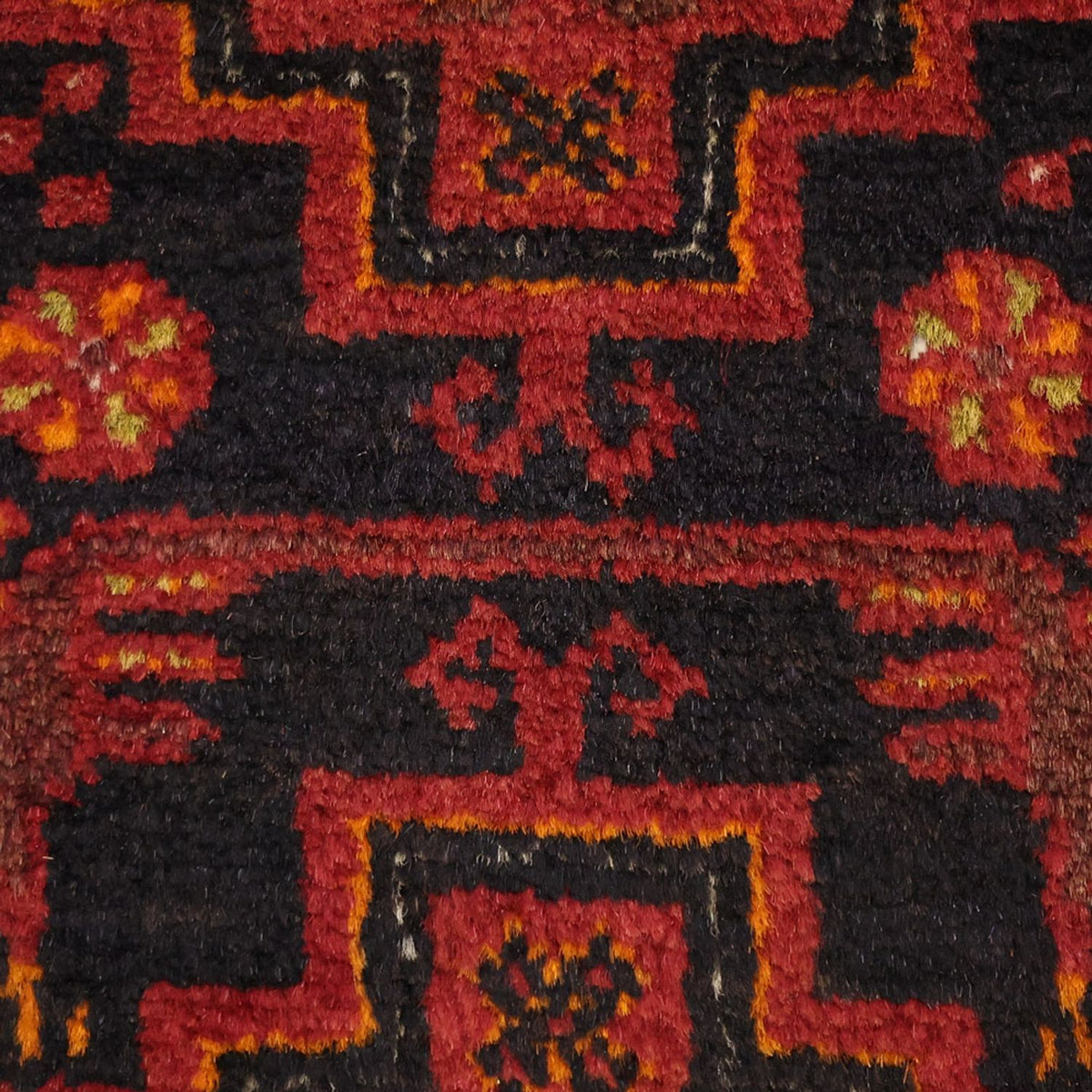 Alfombra de pasillo Alfombra Belutsch - 192 x 100 cm - rojo oscuro