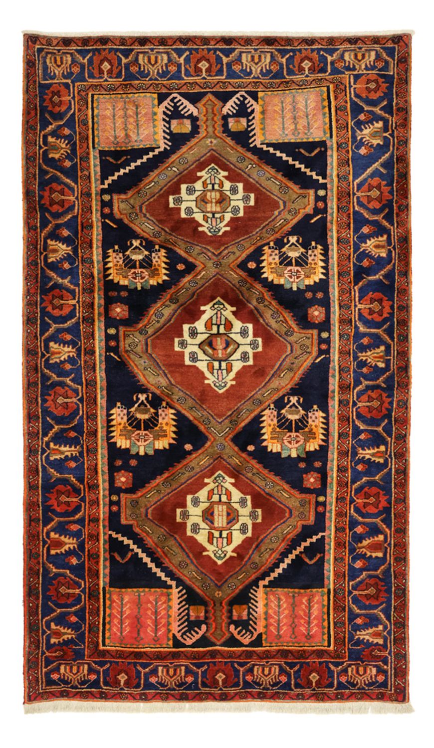 Alfombra persa - Bidjar - 293 x 174 cm - rojo oscuro