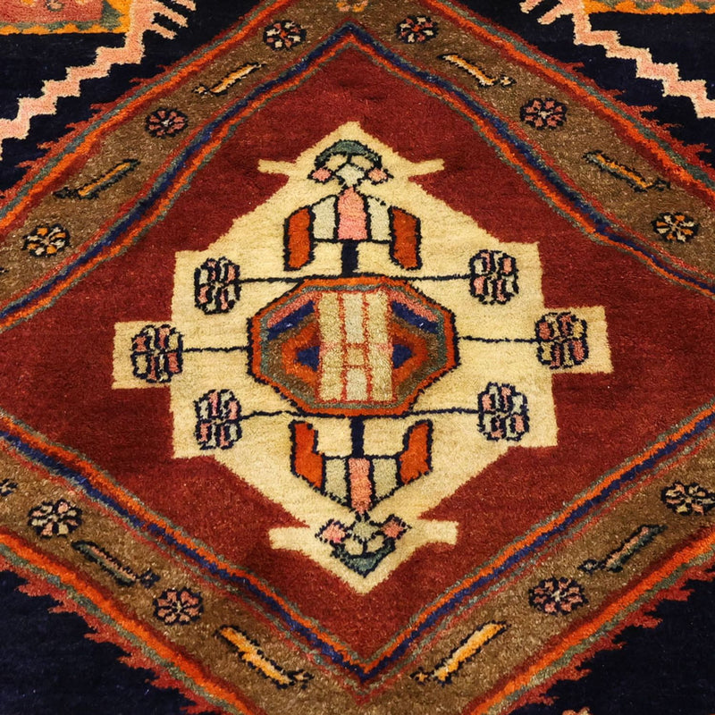 Alfombra persa - Bidjar - 293 x 174 cm - rojo oscuro