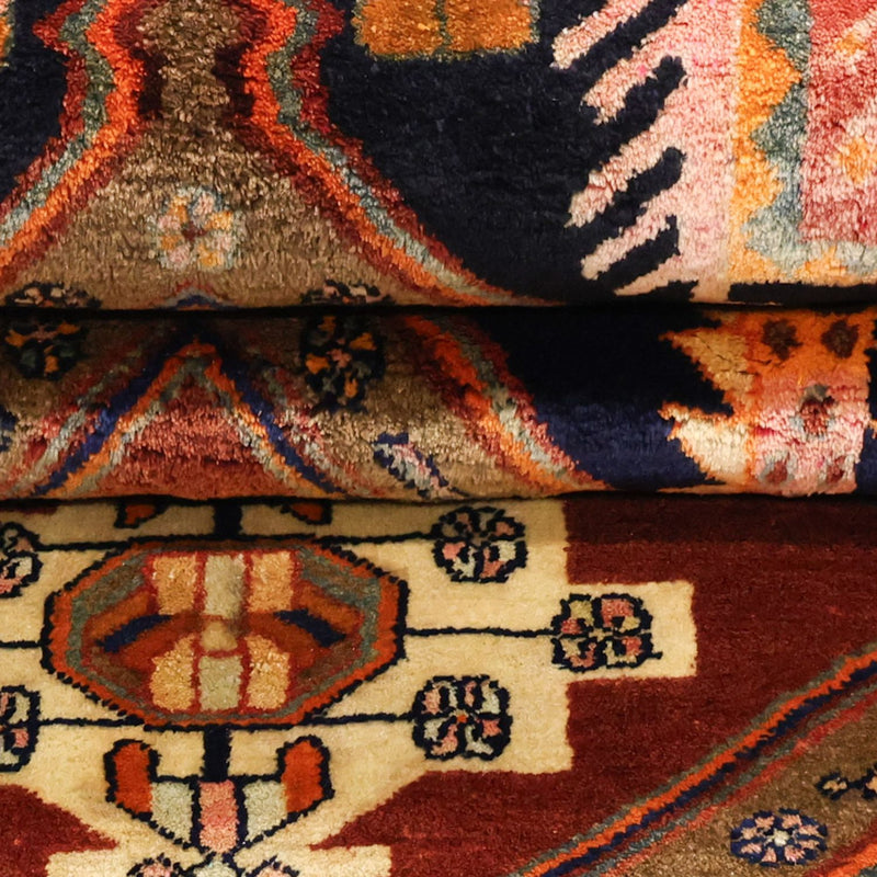 Alfombra persa - Bidjar - 293 x 174 cm - rojo oscuro