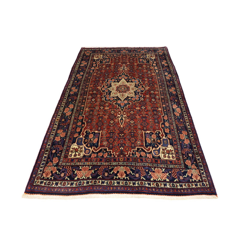 Alfombra persa - Bidjar - Real - 276 x 168 cm - rojo oscuro