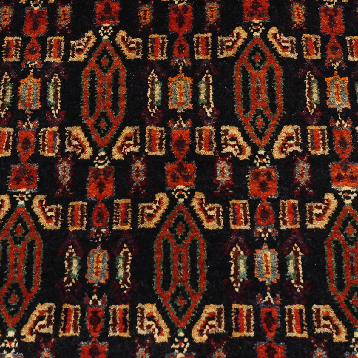 Alfombra de pasillo Alfombra persa - Nómada - 294 x 129 cm - rojo oscuro
