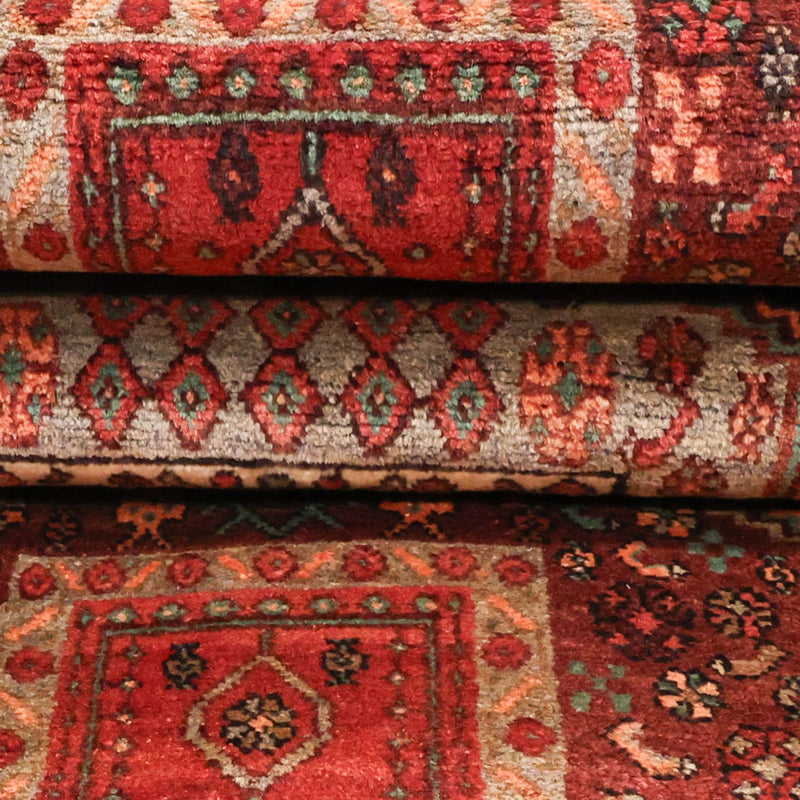 Alfombra de pasillo Alfombra persa - Nómada - 295 x 130 cm - rojo oscuro