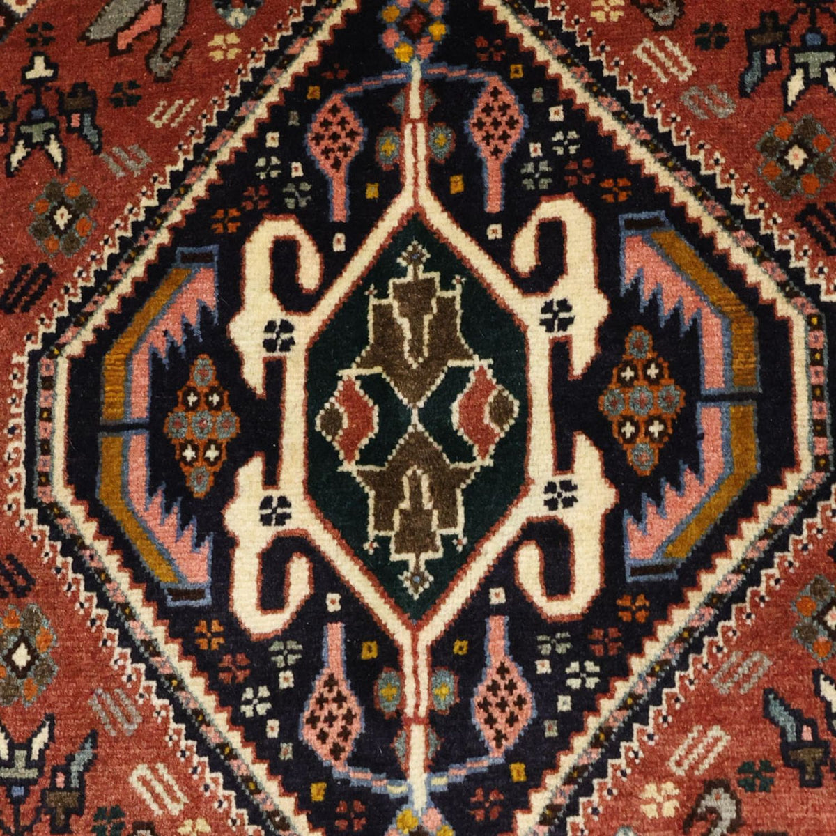 Alfombra Gabbeh - Persa Kashkuli - 150 x 105 cm - rojo oscuro