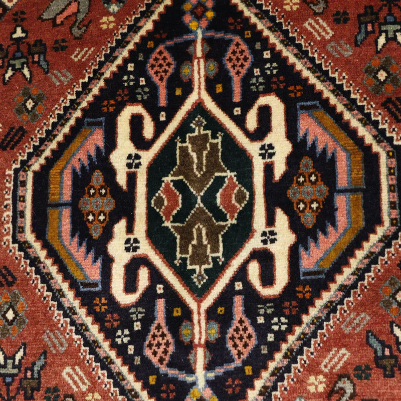 Alfombra Gabbeh - Persa Kashkuli - 150 x 105 cm - rojo oscuro