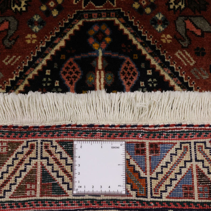 Alfombra Gabbeh - Persa Kashkuli - 150 x 105 cm - rojo oscuro