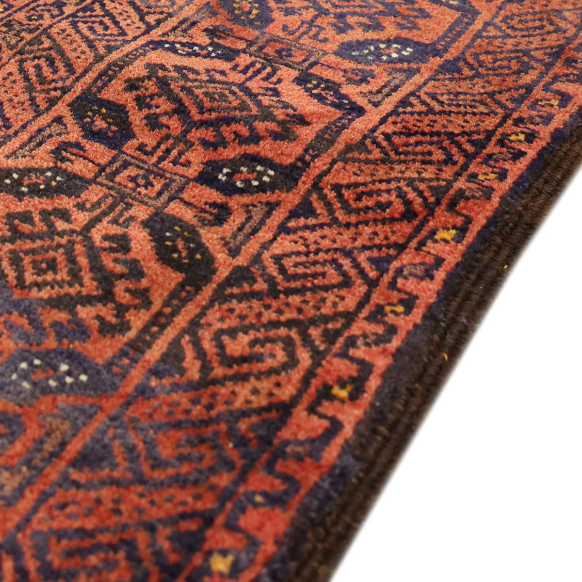 Alfombra de pasillo Alfombra Belutsch - 215 x 112 cm - rojo oscuro