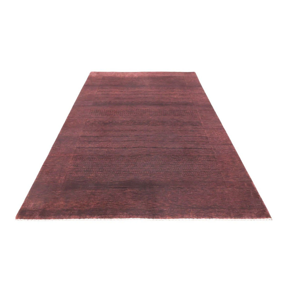 Alfombra Gabbeh - Loribaft Indus - 235 x 166 cm - rojo oscuro