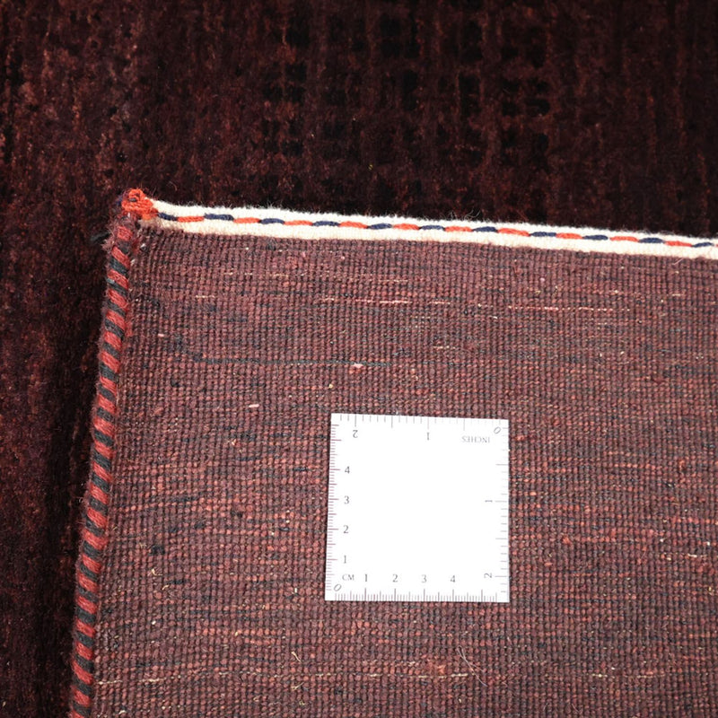 Alfombra Gabbeh - Loribaft Indus - 235 x 166 cm - rojo oscuro