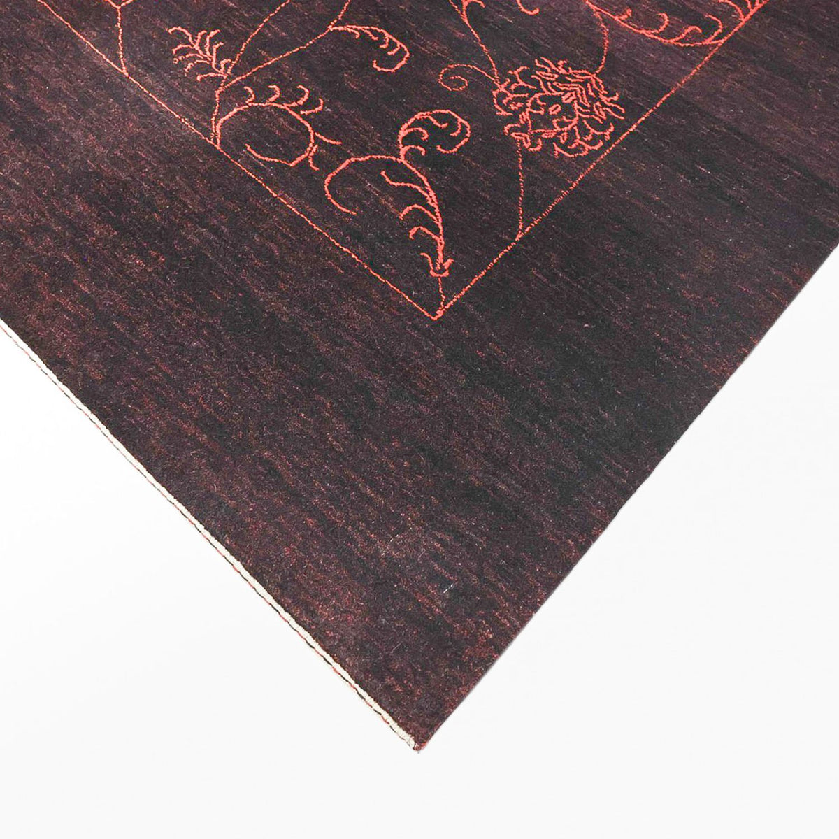 Alfombra Gabbeh - Loribaft Indus - 240 x 173 cm - azul oscuro