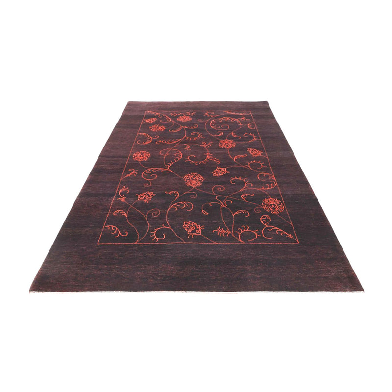 Alfombra Gabbeh - Loribaft Indus - 240 x 173 cm - azul oscuro