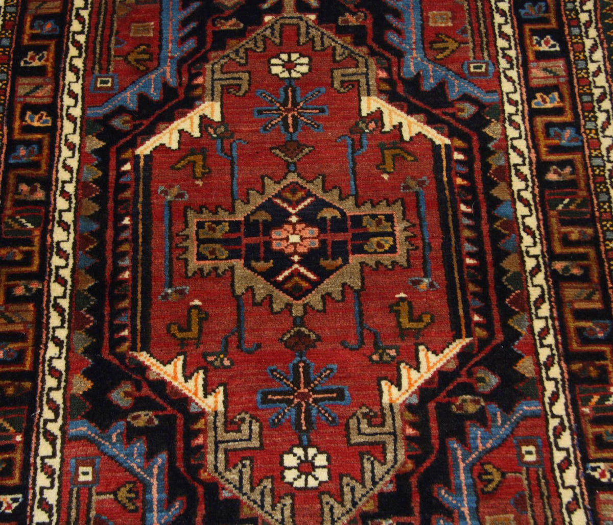 Alfombra persa - Nómada - 138 x 92 cm - rojo