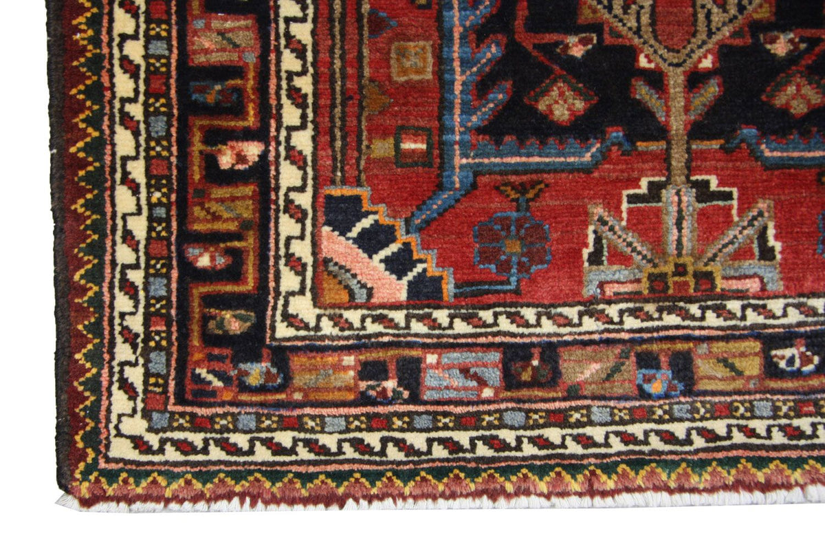 Alfombra persa - Nómada - 138 x 92 cm - rojo