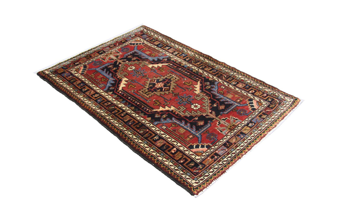 Alfombra persa - Nómada - 138 x 92 cm - rojo