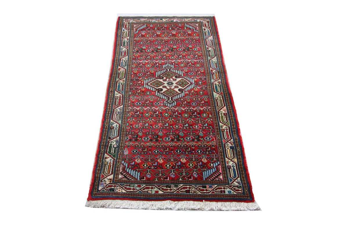 Alfombra de pasillo Alfombra persa - Nómada - 180 x 80 cm - rojo