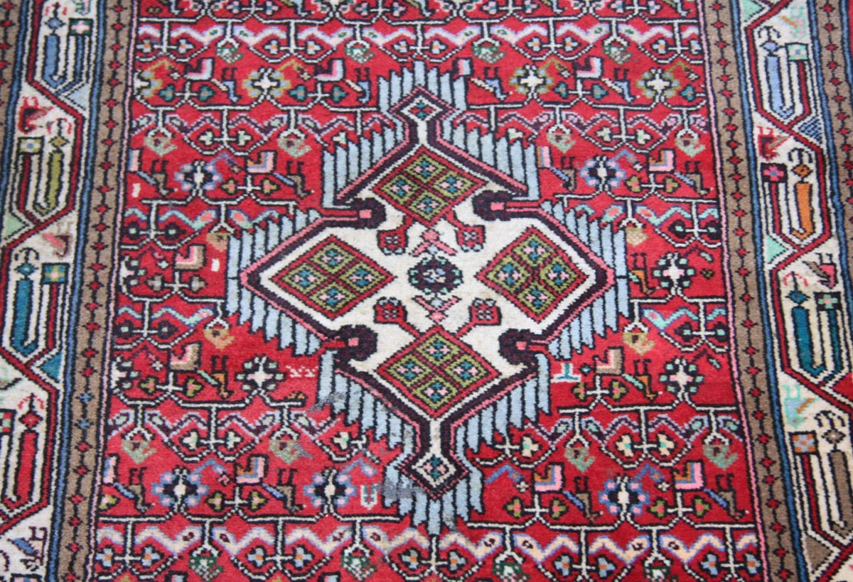 Alfombra de pasillo Alfombra persa - Nómada - 180 x 80 cm - rojo