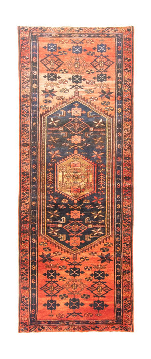 Alfombra de pasillo Alfombra persa - Nómada - 300 x 112 cm - azul
