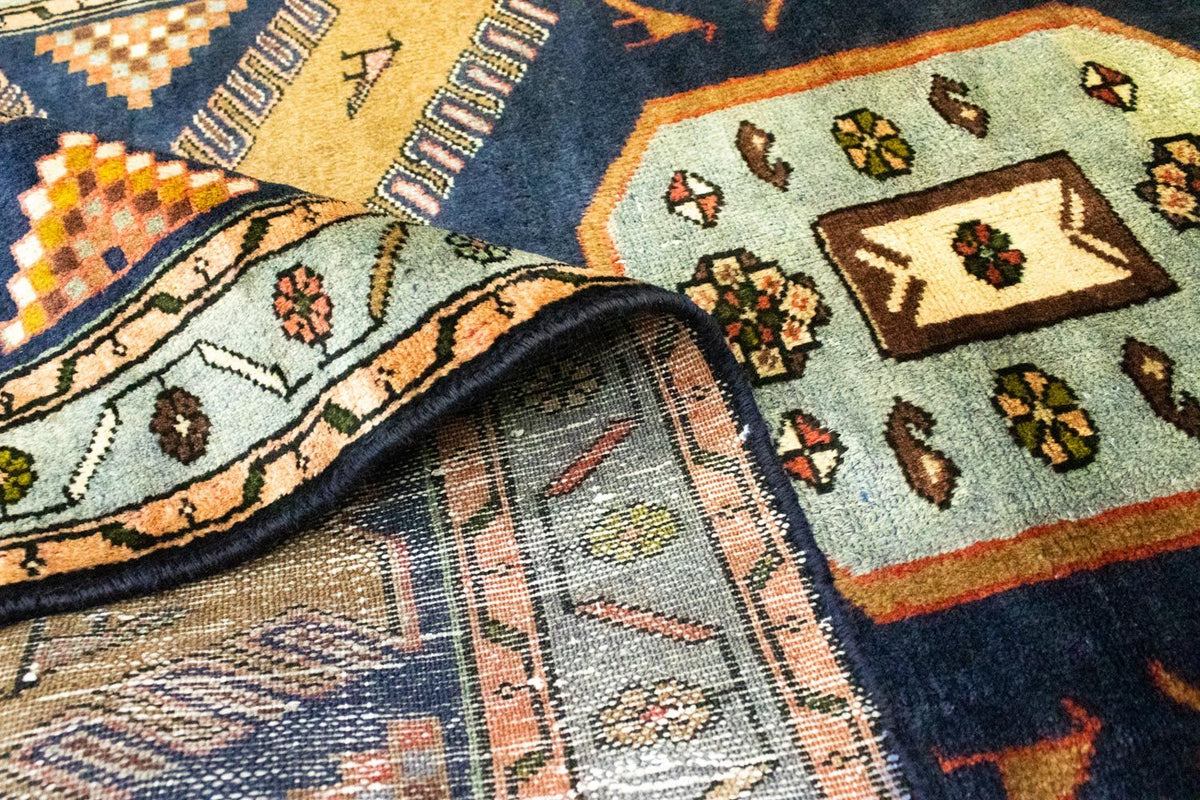 Alfombra de pasillo Alfombra persa - Nómada - 295 x 102 cm - azul