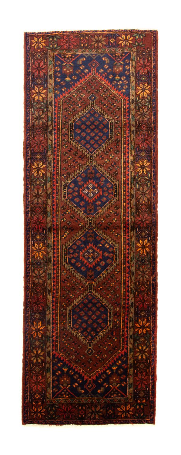 Alfombra de pasillo Alfombra persa - Nómada - 315 x 108 cm - azul