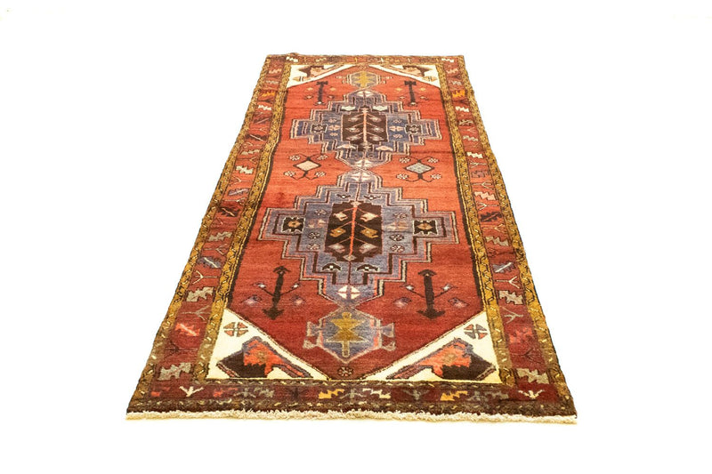 Alfombra de pasillo Alfombra persa - Nómada - 297 x 105 cm - naranja