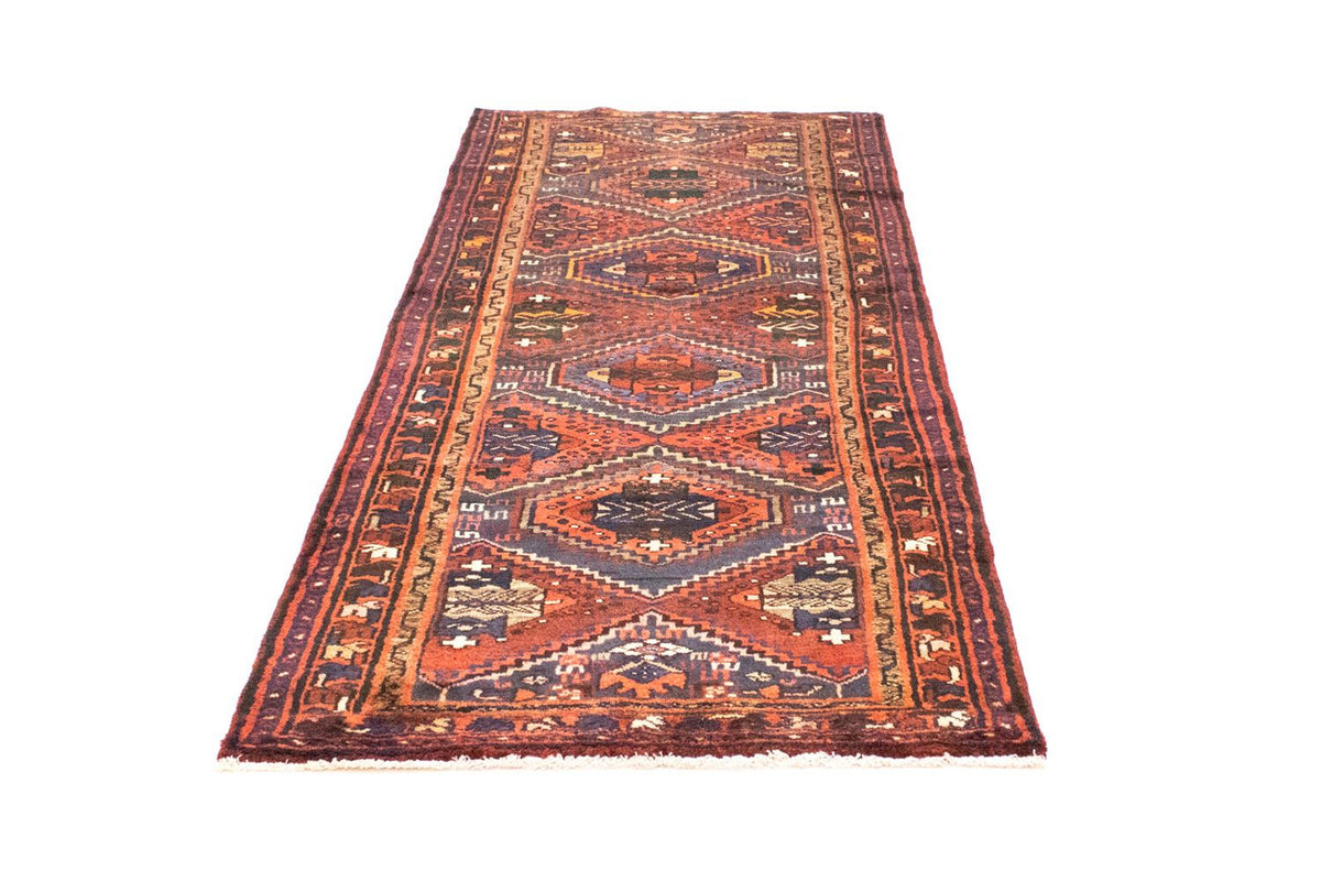 Alfombra de pasillo Alfombra persa - Nómada - 260 x 100 cm - marrón