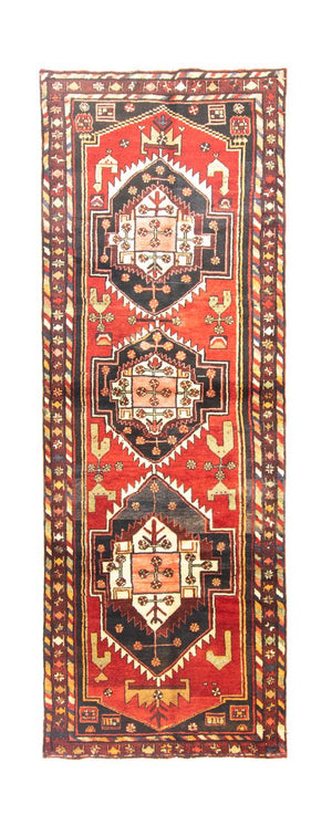 Alfombra de pasillo Alfombra persa - Nómada - 292 x 105 cm - rojo